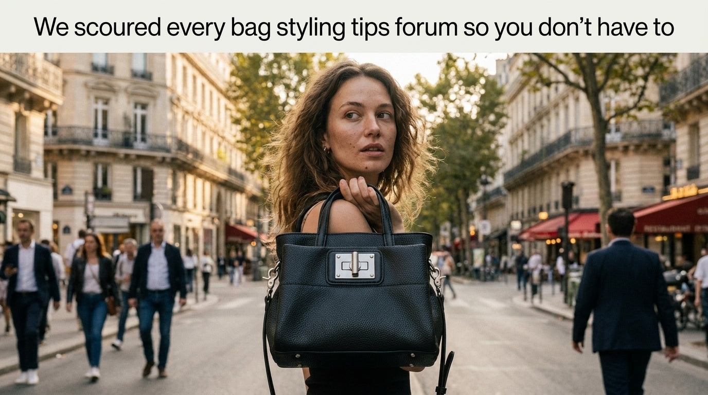 We scoured every bag styling tips forum so you don't have to