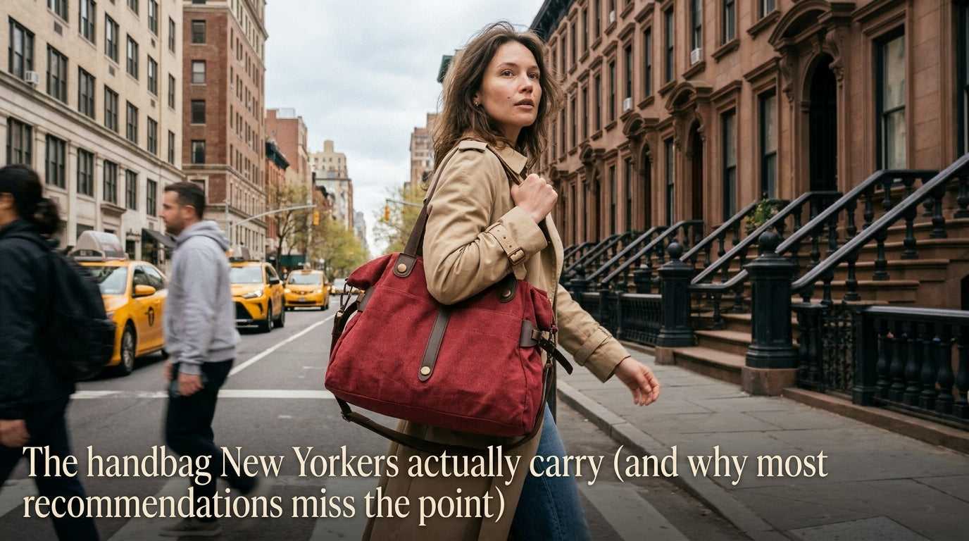 The handbag New Yorkers actually carry (and why most recommendations miss the point)