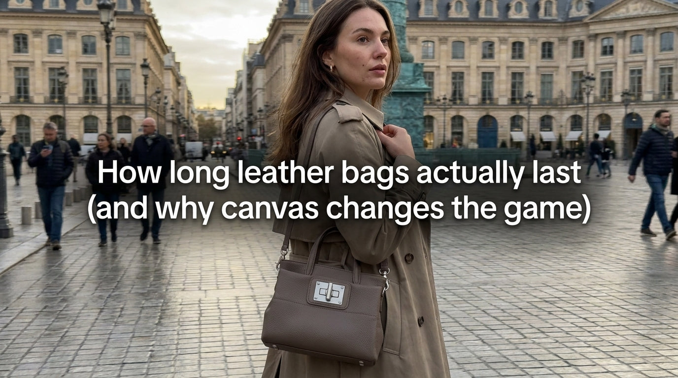 How long leather bags actually last (and why canvas changes the game)