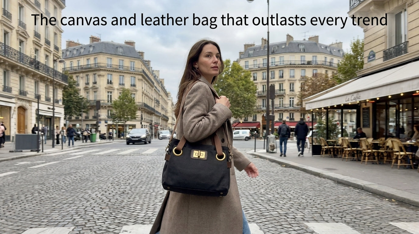 The canvas and leather bag that outlasts every trend