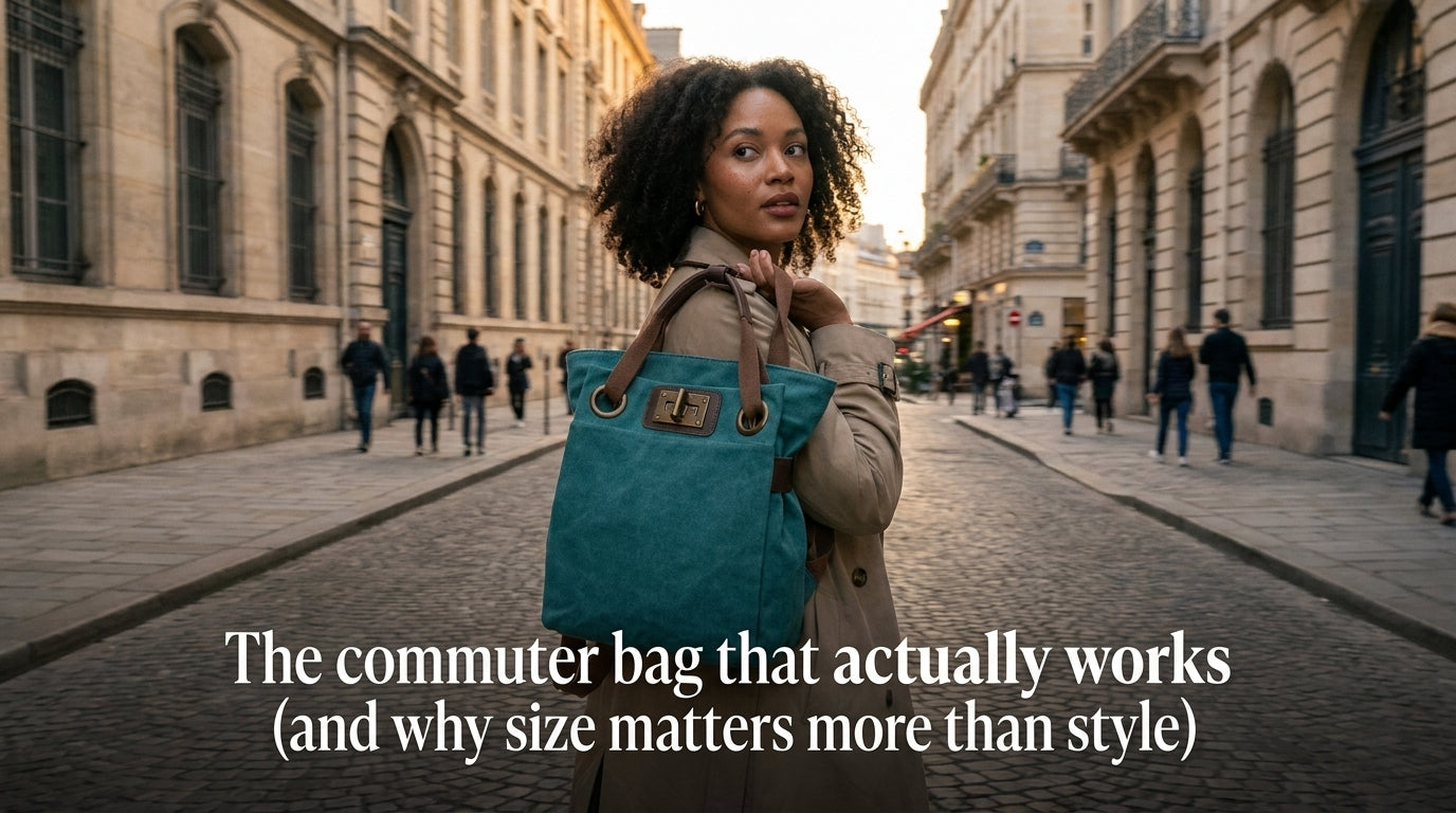 The commuter bag that actually works (and why size matters more than style)