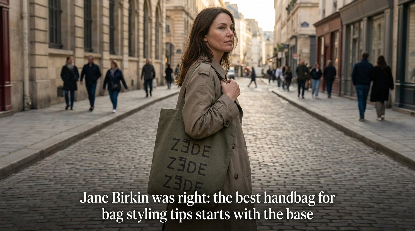 Jane Birkin was right: the best handbag for bag styling tips starts with the base