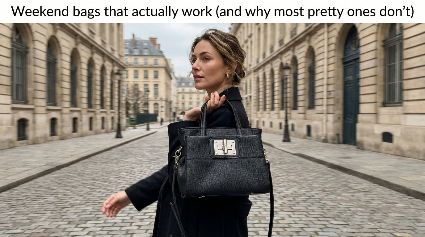 Weekend bags that actually work (and why most pretty ones don't)