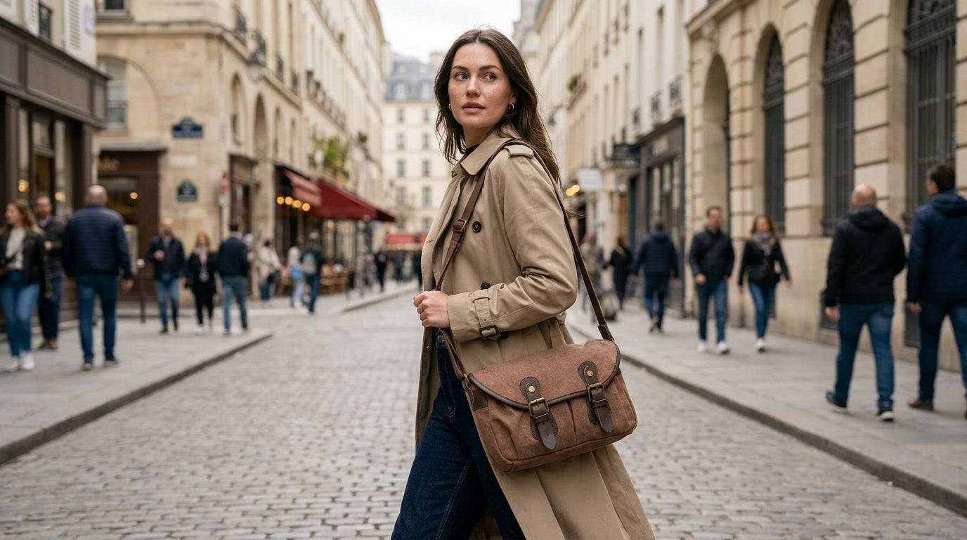 The canvas-leather bag that actually works for weekends (and why pure leather doesn't)