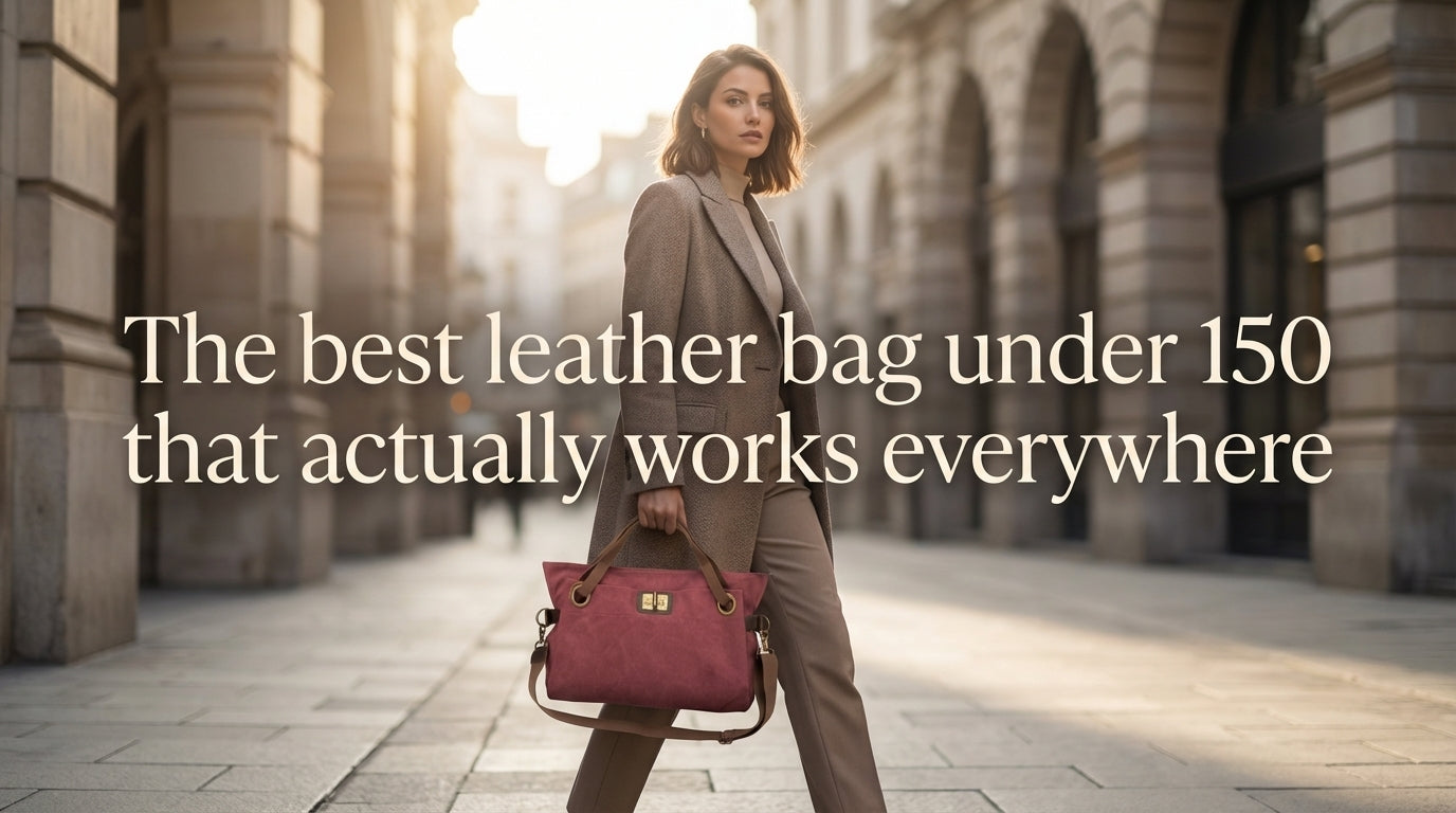 The best leather bag under 150 that actually works everywhere
