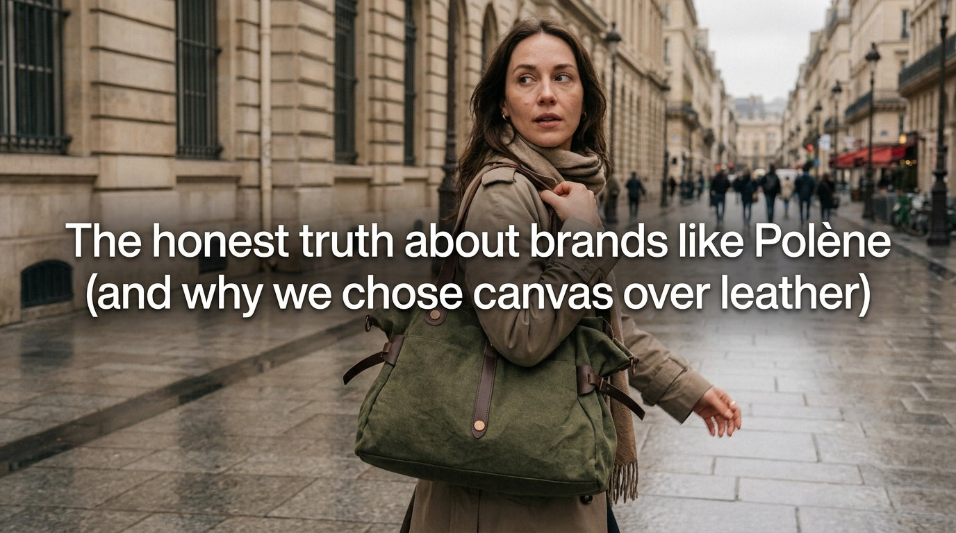 The honest truth about brands like Polène (and why we chose canvas over leather)