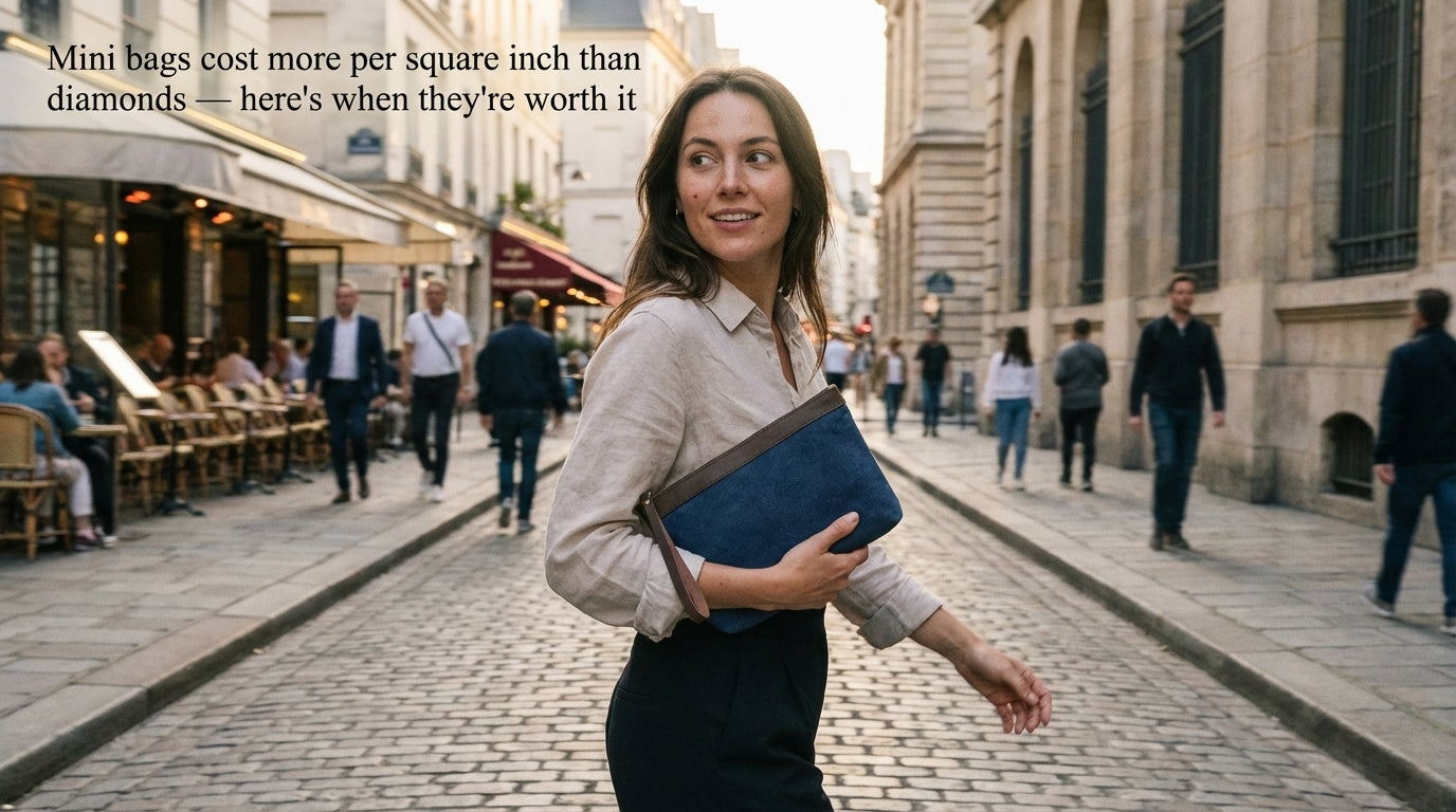 Mini bags cost more per square inch than diamonds — here's when they're worth it