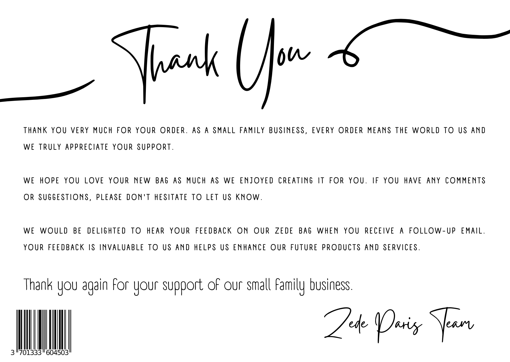 Thank you CARD